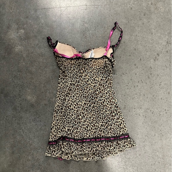 Y2K RAMPAGE Leopard Mesh Slip Small - Picture 5 of 5